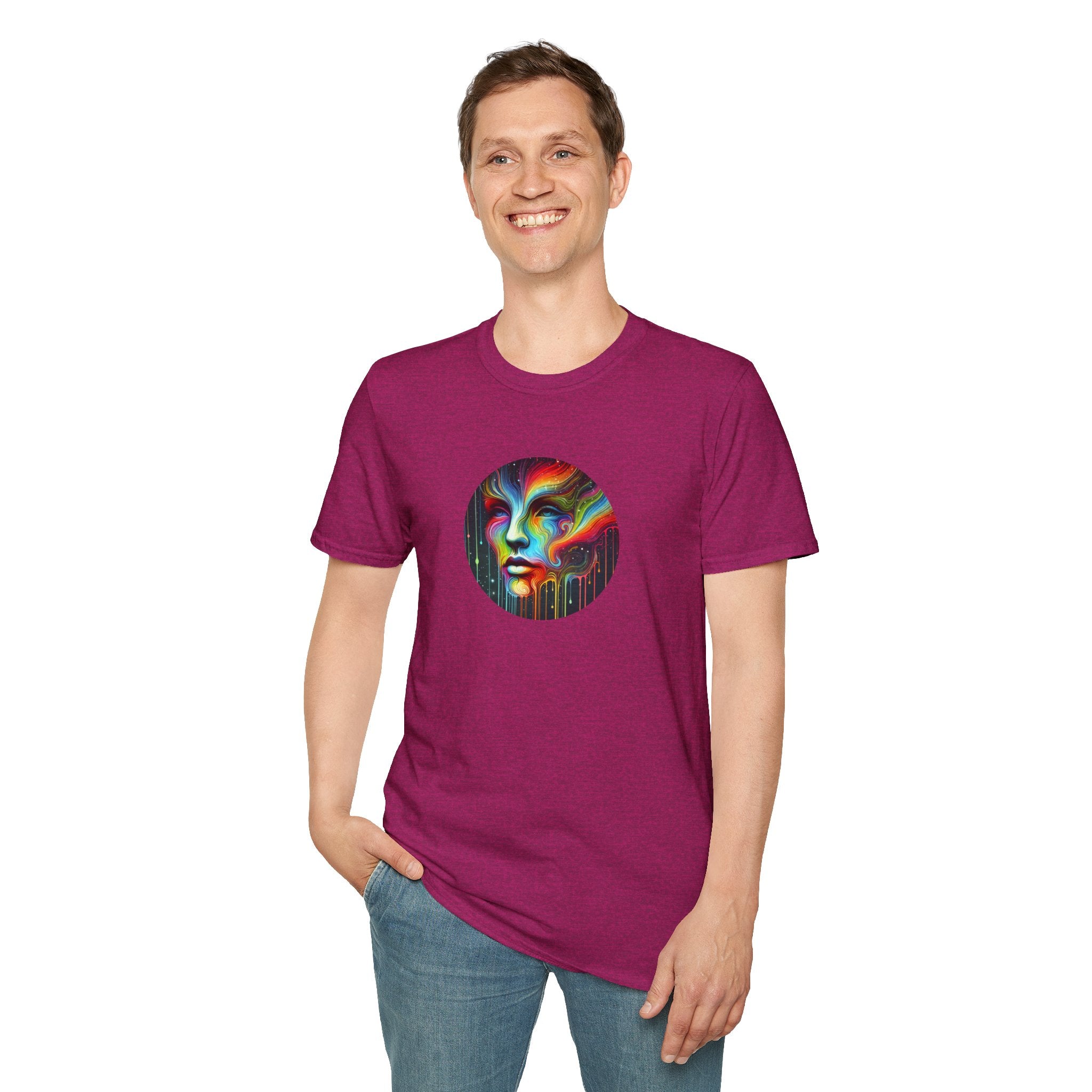 Dripping Rainbow Face